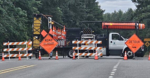 The White River Bridge is hoped to be open by mid- to late-September. Photo by Ray Miller-Still