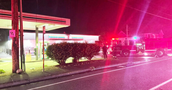 The Enumclaw Fire Department responded to the fire at the Enumclaw 7-11 around 3 a.m. Photo courtesy Enumclaw Fire Department