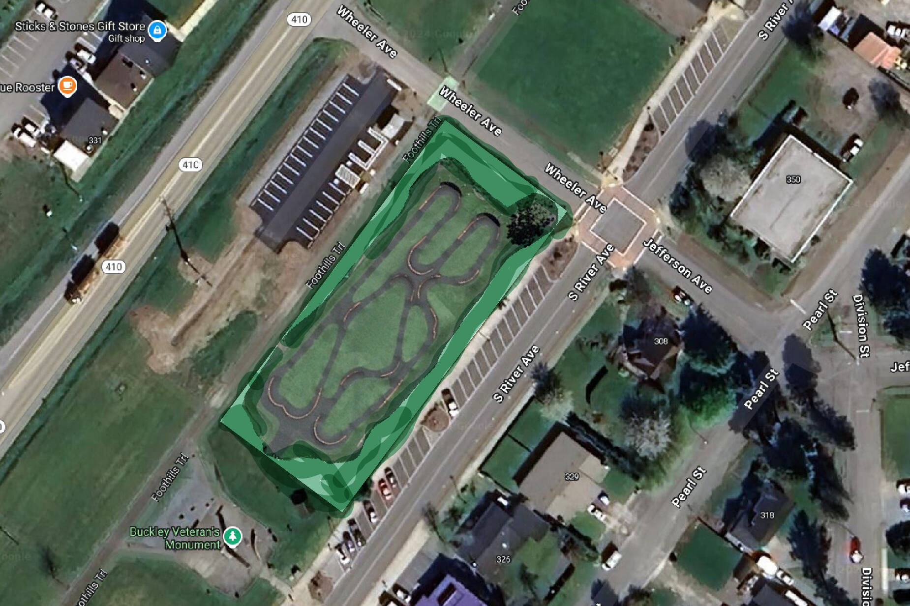 Local Jalen Johansen of Johansen Construction, a self-described fan of “anything with two wheels,” hopes he can construct a new pump track in Buckley. Submitted image