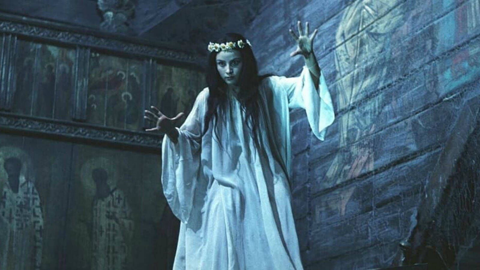 In 1967’s “Viy,” a witch terrorizes the monk who killed her in the first horror movie made in the Soviet Union. Photo courtesy of Mosfilm, Severin Films
