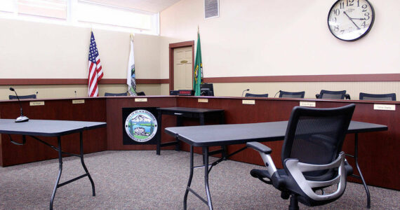 Black Diamond City Council chambers. Photo by Ray Miller-Still