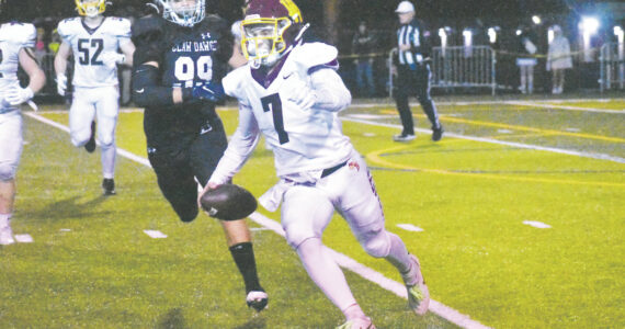 White River’s Chaz Strickland (#7), NPSL 3A Offensive Player of the Year