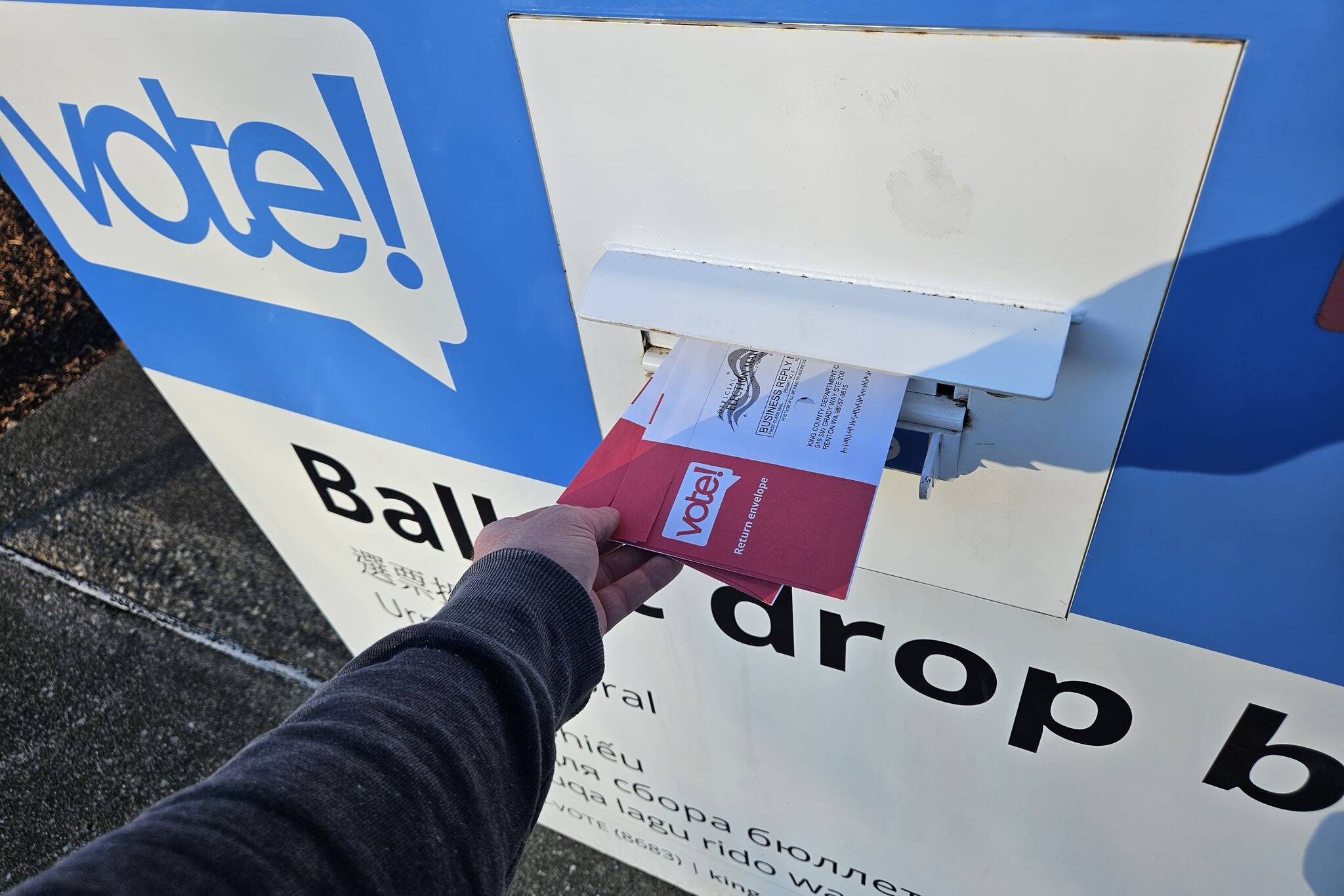 Did you get your ballot in by 8 p.m. today? Photo by Ray Miller-Still