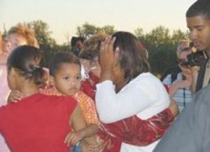 Family, friends gather at vigil