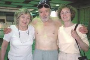 After 90th birthday surprise, Cronin takes his daily dip