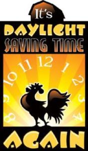 We will ‘spring ahead' a bit earlier this year