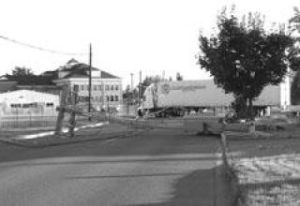 Buckley dark after rig takes out lines