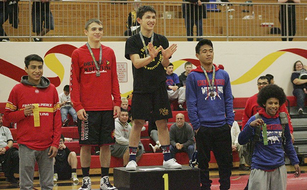 White River's Mason Hamilton won the 113 pound title.