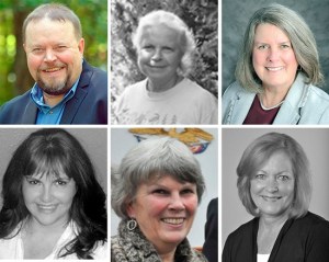 Top row: Council members Brian Weber