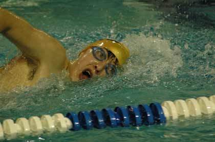 EHS freshman Will Cooper qualified for the district meet in the 50- and 500-yard freestyle.