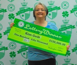 Kim Geib of Bonney Lake won $150