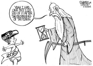 This weeks political cartoon reflects on the Seahawk's rough start to this years football season.