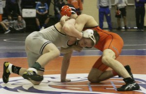 Bonney Lake's Colton Tracy was the Sub-Regional champion of the 126 pound weight class.