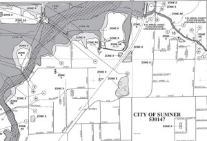 FEMA flood map for Sumner.