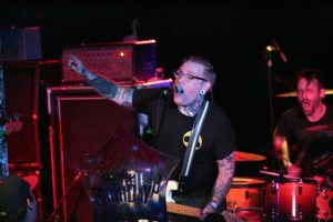 Aaron 'Rev' Peters rocks out at El Corazón in Seattle during the band's latest tour.