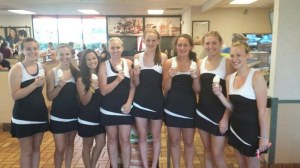 The Enumclaw 2014 tennis team won the league title for the fifth consecutive year.