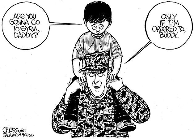 Editorial cartoon by Frank Shiers