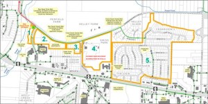 Property owners in Bonney Lake's Midtown area (area's 1 through 5) could be expected to reimburse the city for the construction of a sewer lift station in area 1 this year if and when they connect to the city's sewer line.