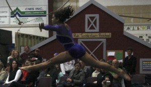 Gymnastics meet at PEAK Gymnastics