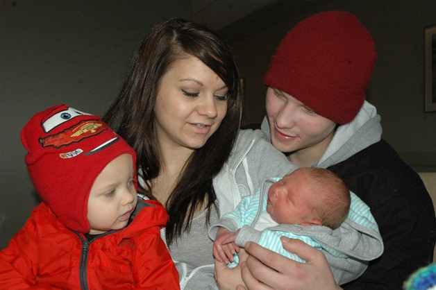 The first baby of the new year is celebrated annually at the local hospital