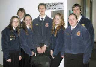 The WRHS FFA issues team of Seth Hodgson