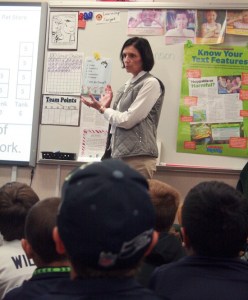 Superintendent Sarah Johnson’s goal is to substitute in a classroom at least four times a year.