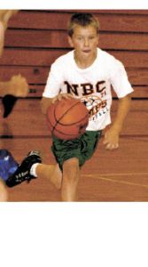 Tyler Pray runs through a dribbling drill during the July 27-29 Plateau Pro Basketball Camp.