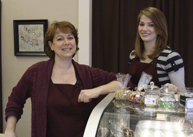 Karen Kralovic and daughter Kerry Langel opened Ciarrai Jeanne Confections on Downtown Main Street Jan. 29.