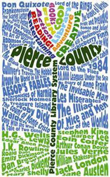 Dillon Hadaway's winning design will appear on Pierce County Library cards beginning Oct. 1.