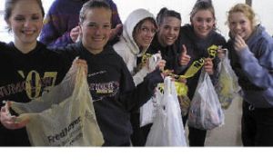 Enumclaw High School track and field athletes spent a recent practice session cleaning up the grounds at their school and nearby neighborhoods. The “trash and field” afternoon was a team-bonding exercise that did some good for the community along the way.