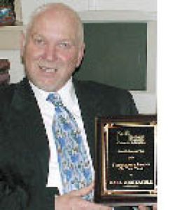 Mark Westerfield  was honored for his leadership.