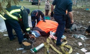 East Pierce firefighters used emergency blankets