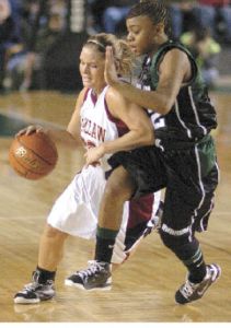 Mara Koplitz turned in her final appearance for the maroon and gold during the state tournament.