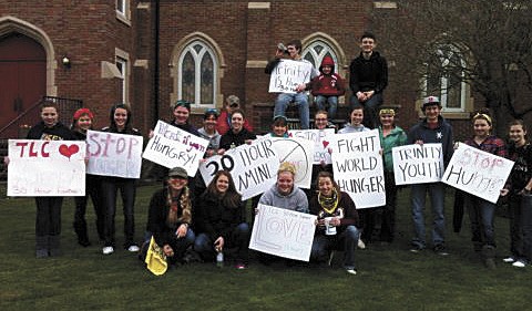 Trinity Lutheran Youth recently fasted for 30 hours while raising $1