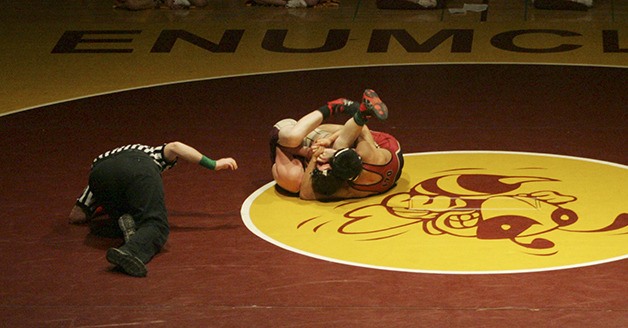The Enumclaw wrestling team beat White River Wednesday at Enumclaw.