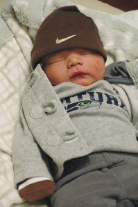 Kaden James Hougardy first 2015 baby.