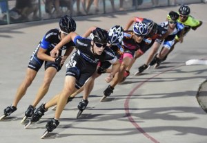 Caleb Wakefield leads the pack