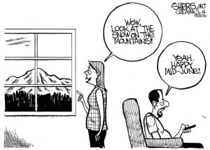 Summer has been late in coming this year.