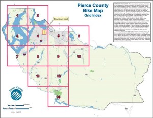 This seventh edition of the Pierce County Bike Map can be found on the county's website at http://piercecountywa.org/index.aspx?nid=2219.