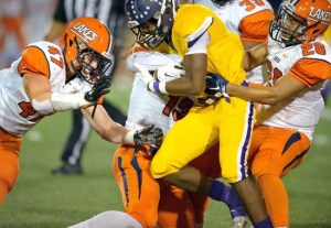 The Spartans hosted Lakes in their final home game of the season and won 31-24.