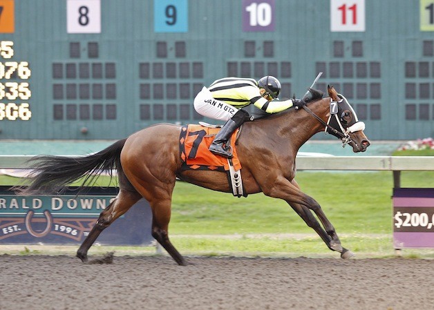 Chu and You and jockey Juan Gutierrez zip to a 2 ½-length victory in the $50