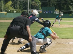 Senior Kyle Jones looks toward home after releasing a pitch during the Panthers first round game Wilson Saturday at Heidelberg Park.