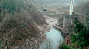 A 41 year old man was rescued after becoming trapped over the Mud Mountain Dam embankment last Sunday.