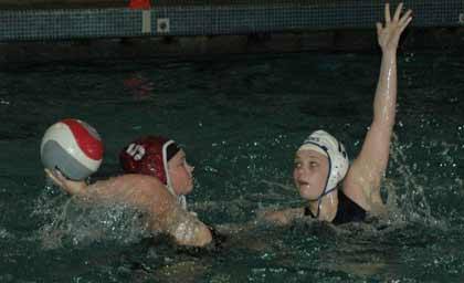 Lindsay Bowden goes on the offensive for  EHS.