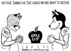 We give thanks for that which we are about to receive...