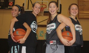 The Bonney Lake Panthers's twin players: Seniors Lindsey and Dani Downing