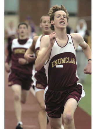 Joe Berger returns to the Hornet lineup as a distance threat.  EHS has a number of athletes who are making the transition from the successful cross country season.