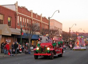 The 2014 Sumner Santa Parade.