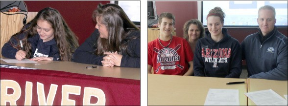 White River students recently signed a national letter-of-intent at the school