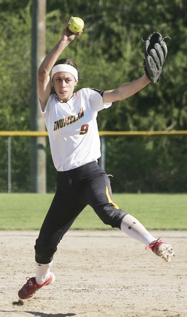 Enumclaw High senior standout Quinn Breidenbach has been striking out opposing hitters at a rapid pace. She'll add to her total this season